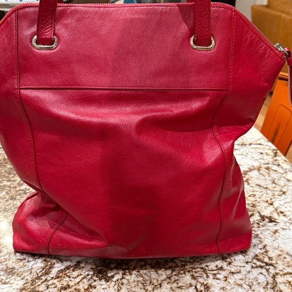 Banana Republic Vibrant Red Tote Bag - Picture 8 of 10